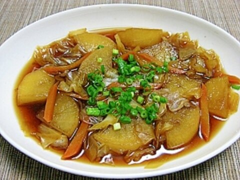 ヘルシオで簡単★大根とキャベツの煮物